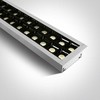 40W LED įleidžiamas linijinis šviestuvas, baltas, 3000K, 38150BR/W/W