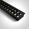 40W LED įleidžiamas linijinis šviestuvas, juodas, 3000K, 38150BR/B/W