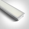 40W LED įleidžiamas linijinis šviestuvas, baltas, 4000K, 38150AR/W/C