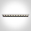 40W LED įleidžiamas šviestuvas, baltas, 3000K, 50006B/W/W