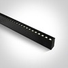 40W LED linijinės sistemos šviestuvas, juodas, 3000K, 38150B/B/W