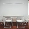 V-tac 40W LED linijinis pakabinamas šviestuvas, sidabro sp., 6400K