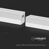 V-tac 40W LED linijinis šviestuvas, baltas, 4000K