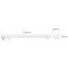 40W LED linijinis šviestuvas į 3 fazių bėgelį, baltas, 3000/3500/4000K, 65664BT/W/V