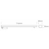 40W LED linijinis šviestuvas į 3 fazių bėgelį, juodas, 3000/3500/4000K, 65664BT/B/V