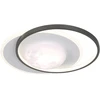 40W LED lubinis šviestuvas DESULO, juodos/baltos sp., 3000/4000/6000K