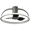 40W LED lubinis šviestuvas HADLEY, pilkas, CCT, su 11W ventiliatoriumi