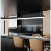 Bikuvalt 40W LED pakabinamas šviestuvas ARIA, juodas, 3000K, 3911-0018-3-B-N