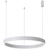 Italux 40W LED pakabinamas šviestuvas BRASCO DOWN, baltas, 3000/4000K, dimeriuojamas