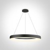 40W LED pakabinamas šviestuvas, juodas, 3000K, 63114/B/W