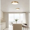 Lubinis šviestuvas Viokef 40W LED paviršinis šviestuvas BRUCE, aukso sp., 3000K, dimeriuojamas, 4235300