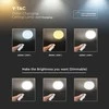 Sieninis šviestuvas V-tac 40W LED paviršinis šviestuvas, dimeriuojamas pulteliu, baltas