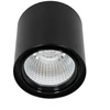 Lubinis šviestuvas 40W LED paviršinis šviestuvas LUNA, juodas, 3000K