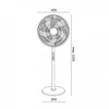 40W pastatomas ventiliatorius VIENTO-R, baltas