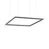 Ideal Lux Pakabinamas šviestuvas Oracle Slim D70 Square Bk 3000K