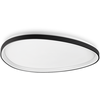 42W LED lubinis šviestuvas GEMINI, juodas, 2700K, 341507