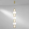 42W LED pakabinamas šviestuvas TOTEM, aukso sp., 3000K