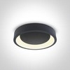 Lubinis šviestuvas 42W LED plafonas, antracito sp., 2700/3000/4000K, 120°, dimeriuojamas, 62142N/AN/V