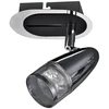 Lubinis šviestuvas Luminaire Center 4,3W LED paviršinis šviestuvas ALBANE, chromo sp./skaidrus, 3000K