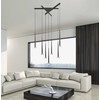 44W LED pakabinamas šviestuvas RINA, juodu korpusu, 3000K, 4325400