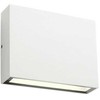 Sieninis šviestuvas 4,4W LED sieninis lauko šviestuvas KAMAL, baltas, 3000K, IP54, šviečia į viršų ir į apačią, 90375