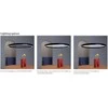 45+45W LED pakabinamas šviestuvas VANCE, smėlio sp., 3000/4000/5000K, dimeriuojamas, 01-3739