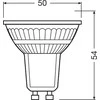 Osram 4,5W LED lemputė, GU10, 1800…2700K, dimeriuojama