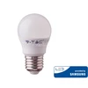 4.5W LED lemputė V-TAC, G45, E27, termoplastikas, A++, 4000K (natūraliai balta), SAMSUNG LED chip