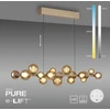 45W LED pakabinamas šviestuvas E-POPUP, bronzos sp., 2200-5000K, dimeriuojamas, reguliuojamo aukščio