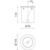 4,6/6,7/10,5W įleidžiamas į žemę lauko šviestuvas DARK M, juodas, 2700K, IP67, asimetrinis