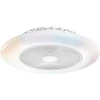 46W LED lubinis šviestuvas - ventiliatorius PONENTE, baltas, CCT, dimeriuojamas, su 20W ventiliatoriumi