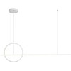 46W LED pakabinamas šviestuvas GIOTTO, baltas, 3000K, dimeriuojamas, 01-1734