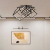 Lubinis šviestuvas V-tac 46W LED paviršinis šviestuvas, juodas, 3000K, dimeriuojamas