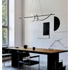 47W LED pakabinamas šviestuvas CLAUDIA, aukso sp., 3000K, 4291401
