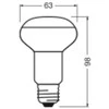 Osram 4,8W LED lemputė, E27, 2700K