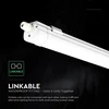 48W LED linijinis paviršinis šviestuvas G-SERIES, 150cm, baltas, 3000/4000/6500K, IP65