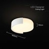 48W LED lubinis šviestuvas, baltos sp., 3000/4000/6000K, dimeriuojamas