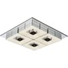 48W LED lubinis šviestuvas CLARISE, chromo sp., 3000K