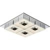 48W LED lubinis šviestuvas CLARISE, chromo sp., 3000K