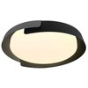 48W LED lubinis šviestuvas, juodos/pilkos sp., 3000/4000/6000K, dimeriuojamas