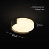 48W LED lubinis šviestuvas, juodos sp., 3000/4000/6000K, dimeriuojamas