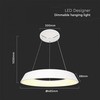 V-tac 48W LED pakabinamas šviestuvas, baltas, 4000K, dimeriuojamas