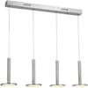 Lubinis šviestuvas 48W LED pakabinamas šviestuvas OLIVER, nikelio sp., 3000K, dimeriuojamas