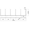 48W LED pakabinamas šviestuvas STICK, juodas, 3000K, dimeriuojamas, 01-2801