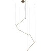 48W LED pakabinamas šviestuvas STICK, matinės žalvario sp., 3000K, dimeriuojamas, 01-2800