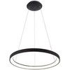 Italux 48W LED pakabinamas šviestuvas VICO, juodas, 3000/4000K, dimeriuojamas