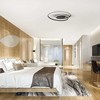 Lubinis šviestuvas V-tac 48W LED paviršinis šviestuvas, juodas, 4000K, dimeriuojamas
