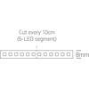 4,8W/m LED juosta, mėlyna šviesos sp., 5m ritė, 7820/BL