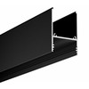 4m LED juostos profilis COMBO30-01, juodas