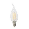 4W LED COG lemputė, E14, skaidraus stiklo, 4500K